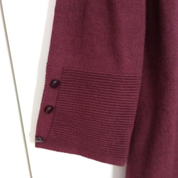 *NWT* evolution by Cyrus Myna Button Sleeve Open Front Cardigan Sweater - Picture 9 of 9